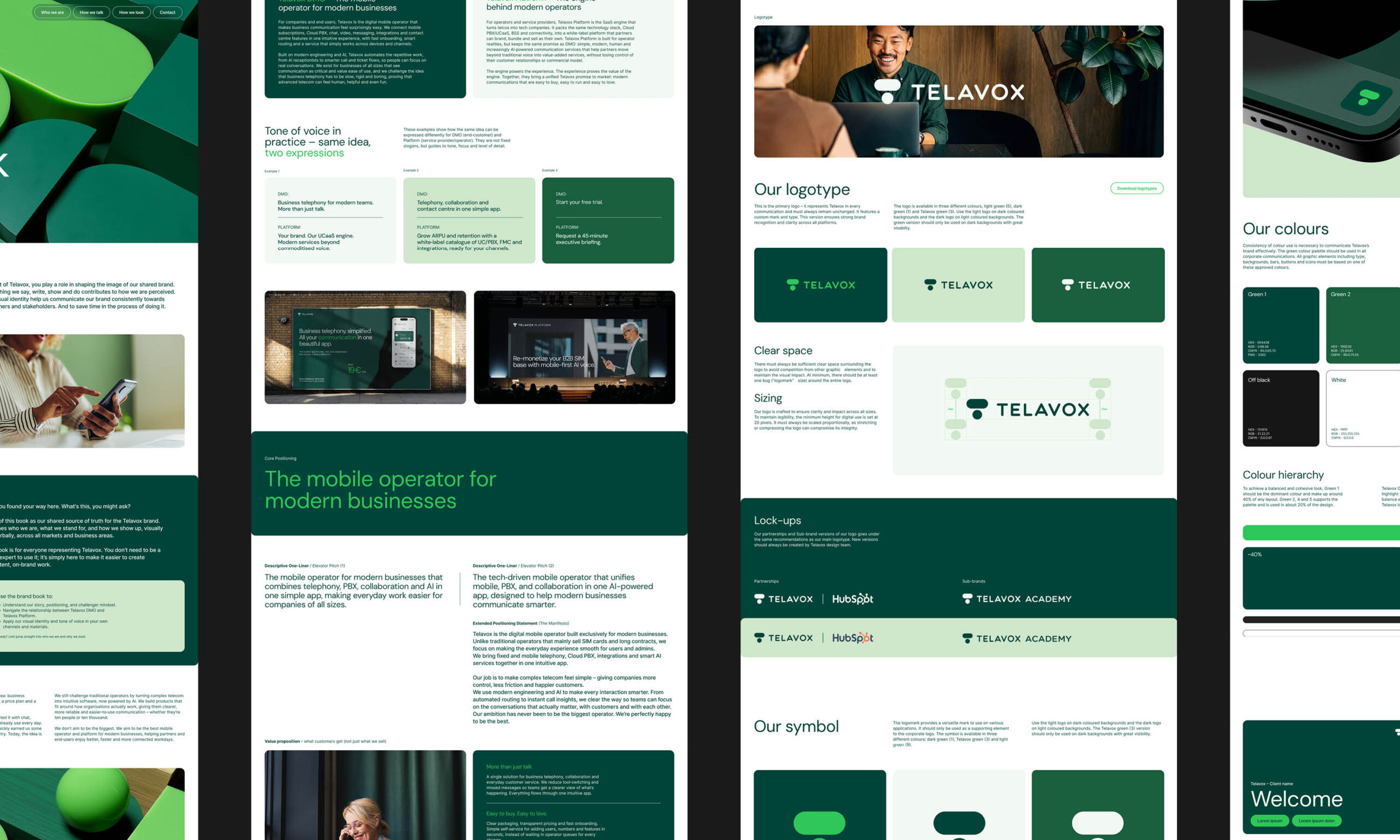 Telavox Digital brandbook
