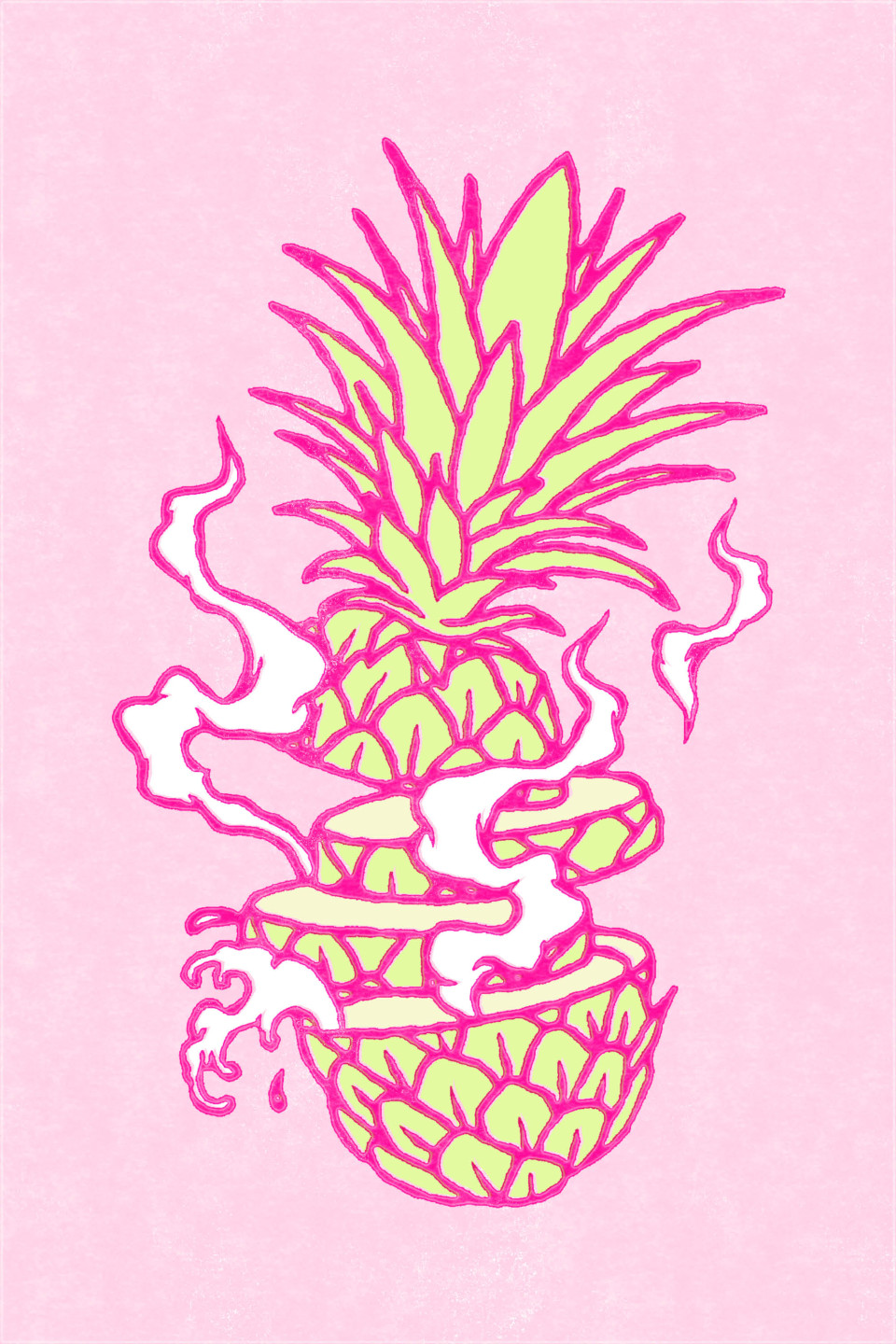 Troppo – Illustration, ananas