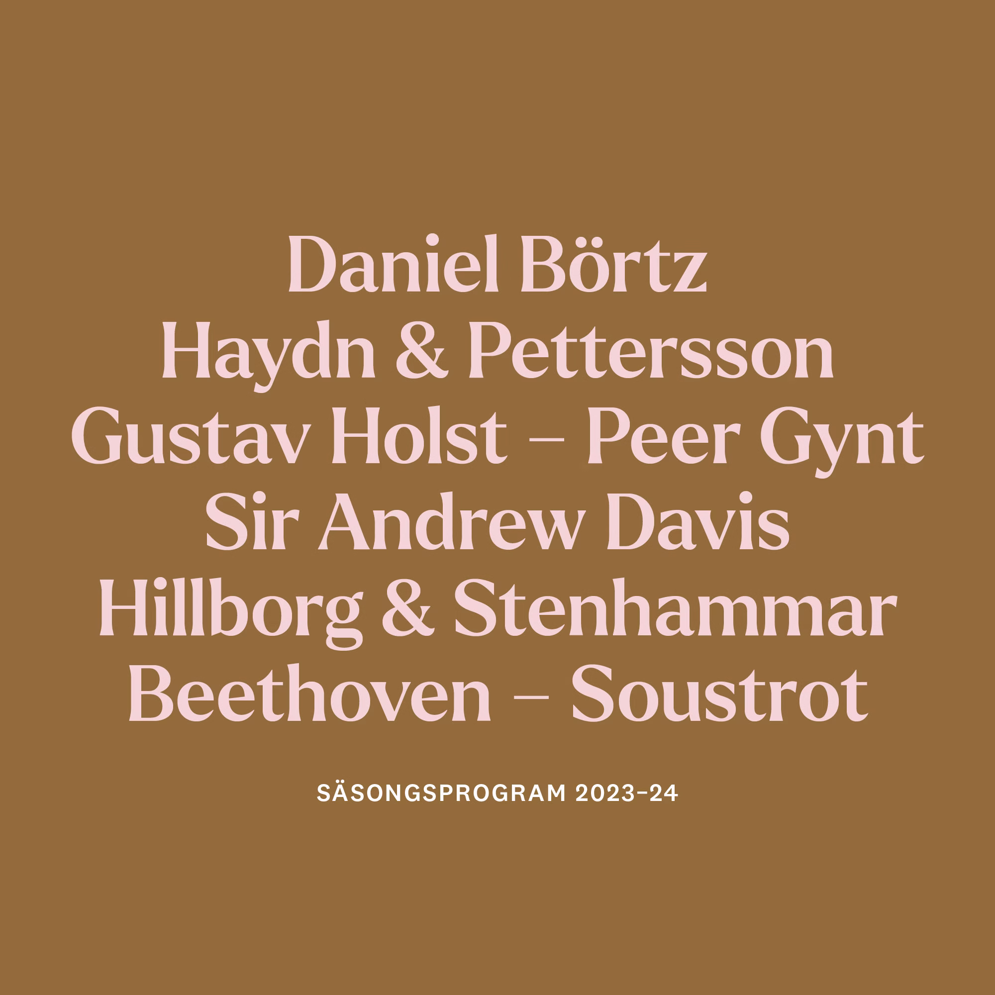 MSO Malmo SymfoniOrkester Typografi