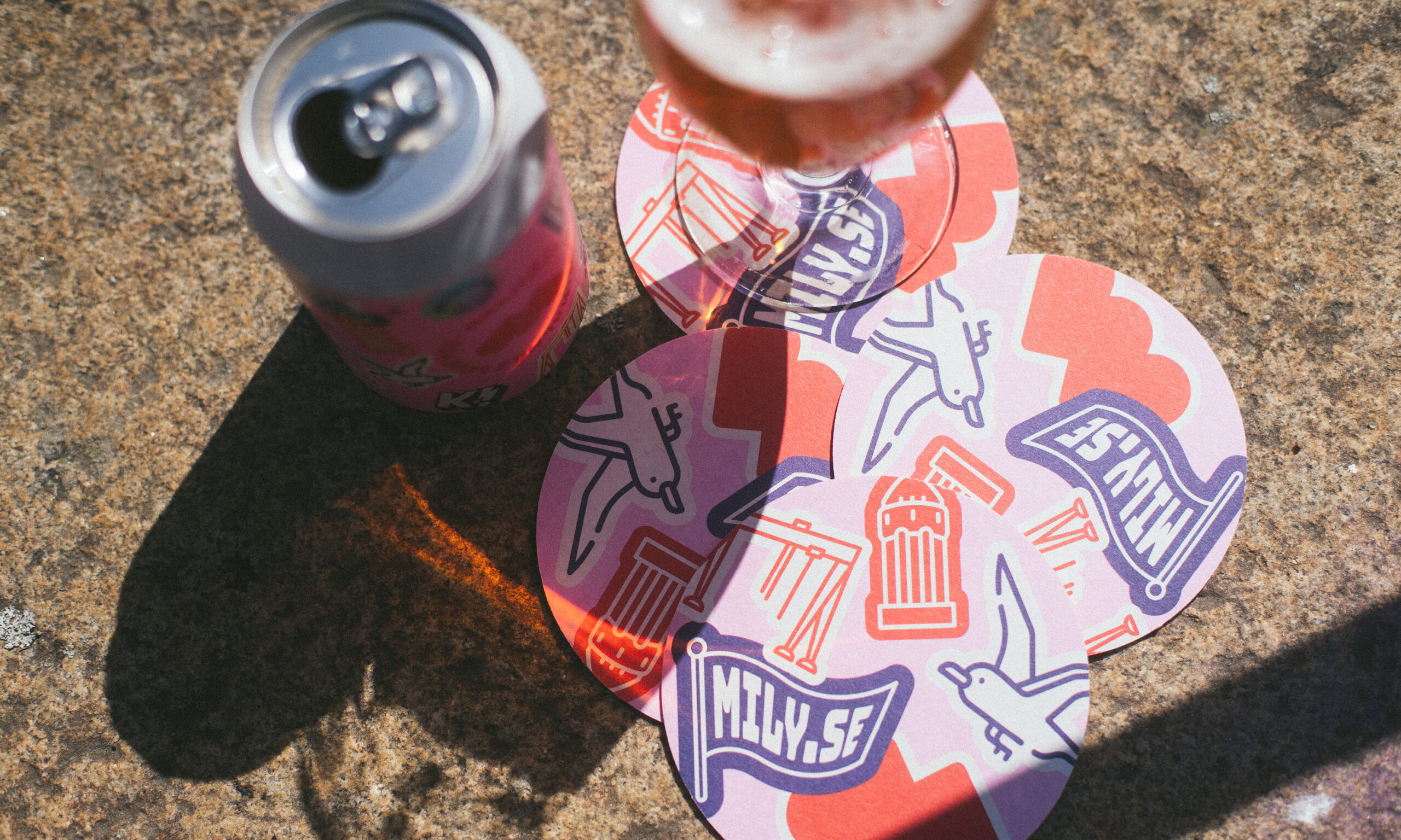 MILY Malmö I Love You Coasters