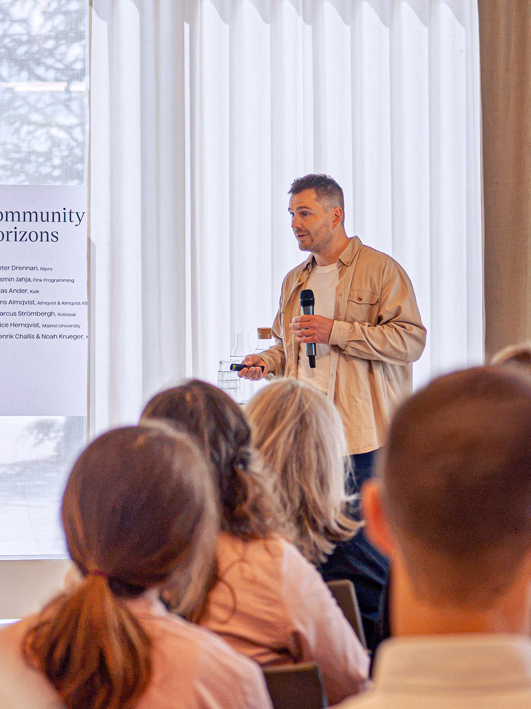 Marcus presenterar på Media Evolution Community Horizons